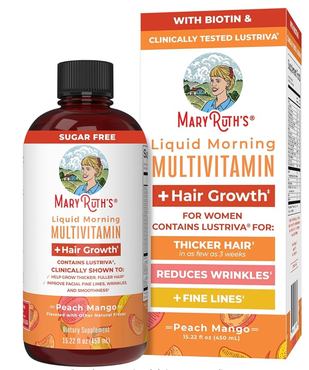 Multivitamínico líquido + Crecimiento del cabello