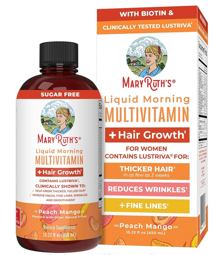 Multivitamínico líquido + Crecimiento del cabello